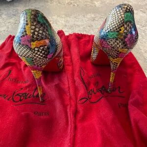 Christian Louboutin So Kate Python